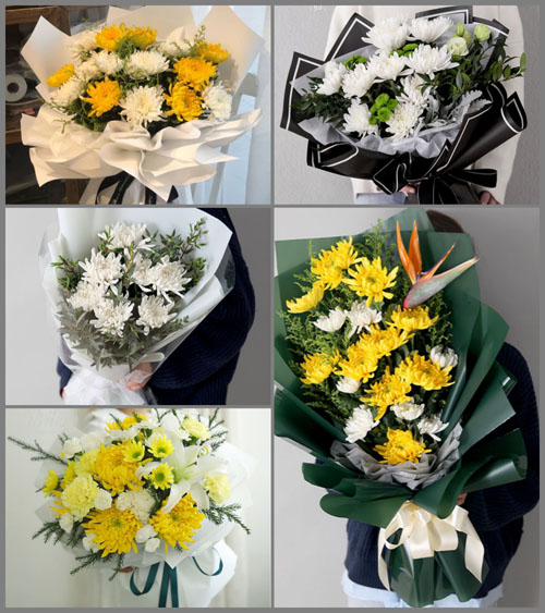 广东湛江市廉江市石城镇谢鞋村白事花束代送